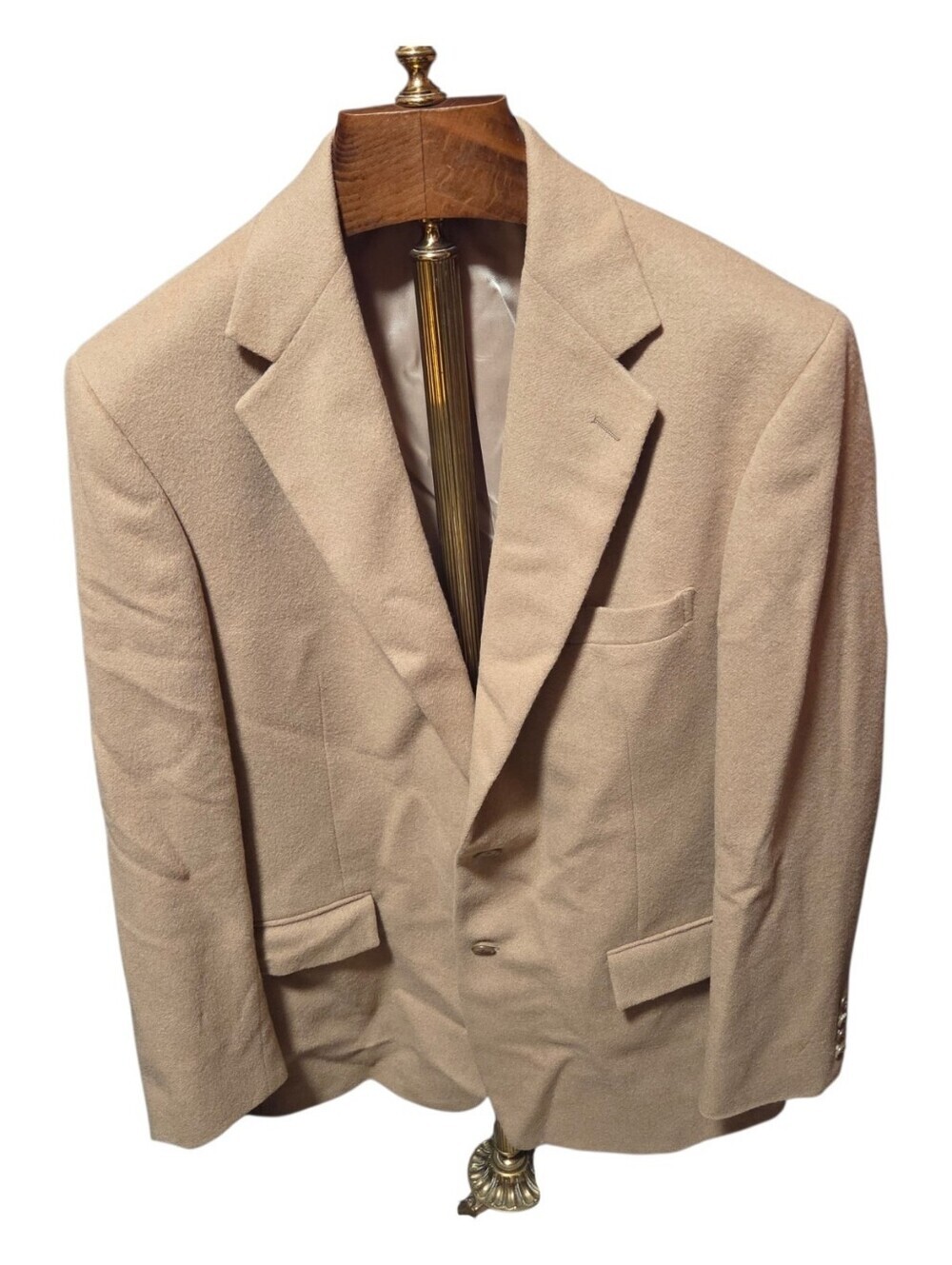 Vintage 80’s Polo Ralph Lauren Camel Hair Blazer 43L USA Made Union Sport Coat